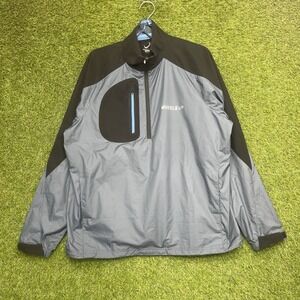 Zero Restriction Golf Jacket Mens Large Wheels Up 1/4 Zip Tech Vented Outdoor